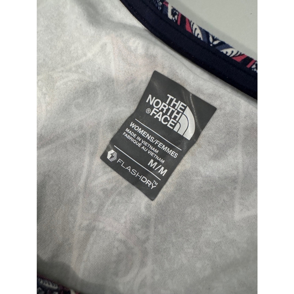 Lands' End Sun Dress Blue Pink Stretchy Medium - Picture 9 of 13